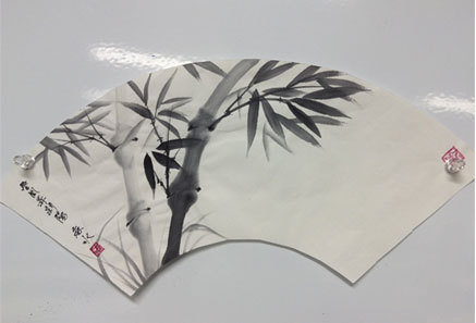 蔵鋒で描く竹: ーモノクロの芸術水墨画ー京都で水墨画を学んで