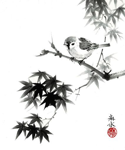 11月ワークショップの予定: ーモノクロの芸術水墨画ー京都で