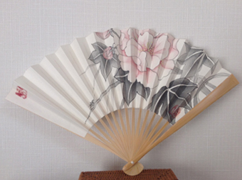 扇子を作りました: ーモノクロの芸術水墨画ー京都で水墨画を学んでみ