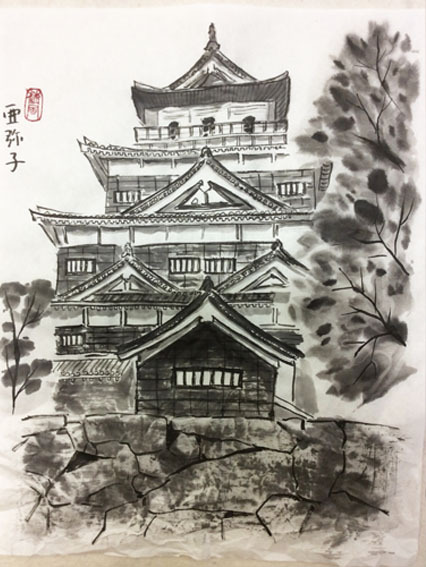 8月土曜夜間教室より「建物のある風景」: ーモノクロの芸術